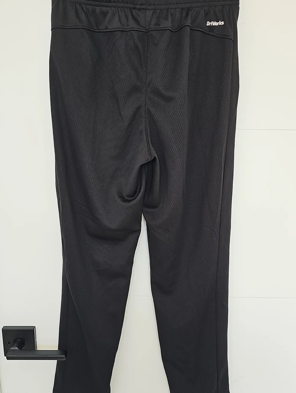 Athletic Works Black Drawstring Athletic Pants Boys Sz L 10-12